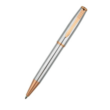 Valin Sale Custom Logo Pen Promotional Chrome Rose Gold Metal Ball Pen